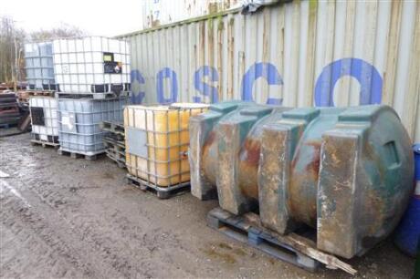 Qty of IBC's + Plastic Tank