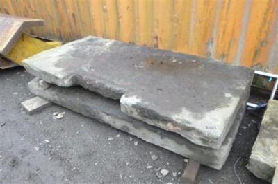 2 x Stone Slabs