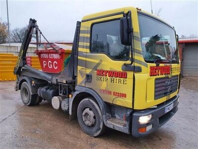 2007 MAN 8 180 4x2 7.5 ton Telescopic Skip Loader - 2