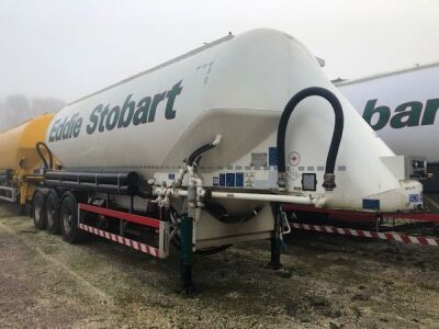 2015 Feldbinder 40m³ 3 Pot Cement Tanker Trailer 