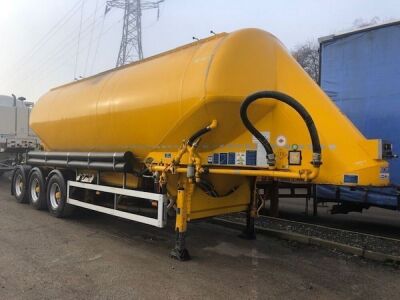 2015 Feldbinder 40m³ 3 Pot Cement Tanker Trailer