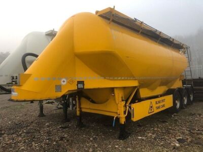 2015 Feldbinder 40m³ 3 Pot Cement Tanker Trailer