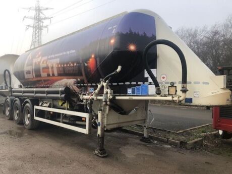 2015 Feldbinder 38m³ 3 Pot Cement Tanker Trailer