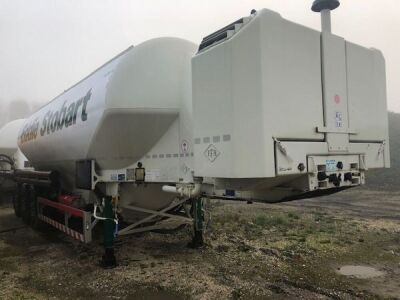 2014 Feldbinder 43m³ 3 Pot Cement Tanker Trailer