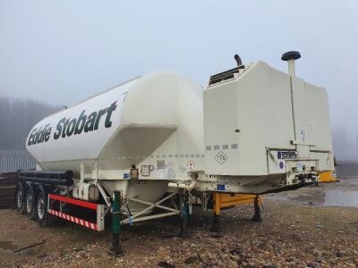 2012 Feldbinder 36m³ 2 Pot Cement Tanker Trailer