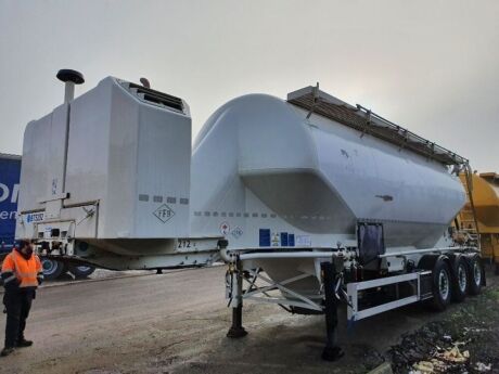 2012 Feldbinder 36m³ 2 Pot Cement Tanker Trailer