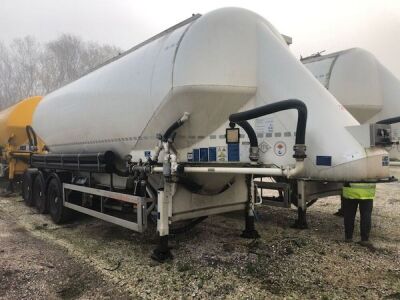 2014 Feldbinder 40m³ 3 Pot Cement Tanker Trailer