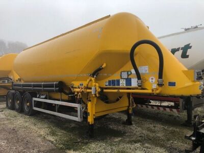 2014 Feldbinder 40m³ 3 Pot Cement Tanker Trailer