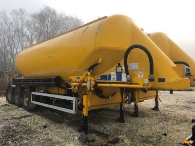 2015 Feldbinder 40m³ 3 Pot Cement Tanker Trailer