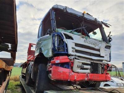 Scania P380 8x2 Drawbar Flat