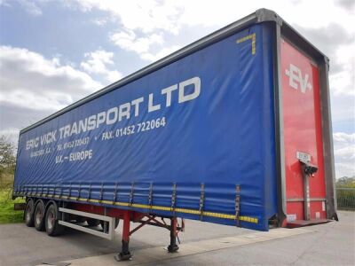 2015 Montracon Triaxle Curtainside Trailer