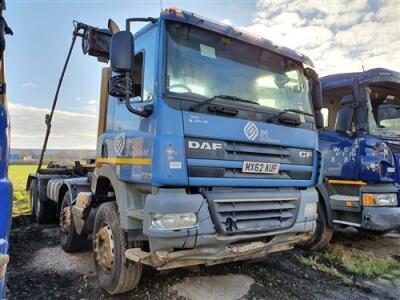 2012 DAF CF85 360 8x4 Hook Loader