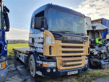 2007 Scania R420 6x2 Flat