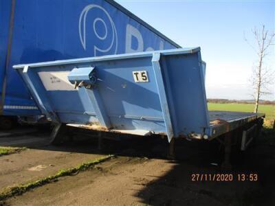 2007 M+G Triaxle Flat Trailer