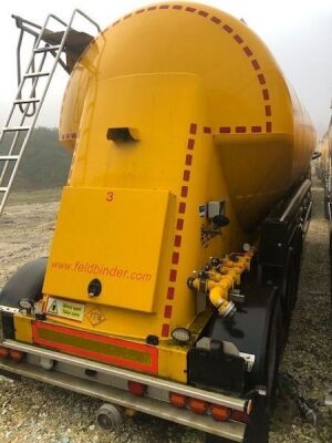 2015 Feldbinder 40m³ 3 Pot Cement Tanker Trailer - 4