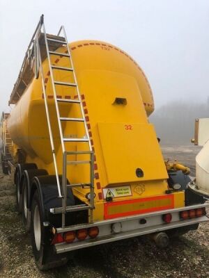 2015 Feldbinder 40m³ 3 Pot Cement Tanker Trailer - 4