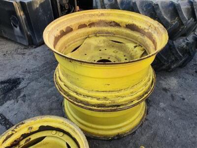 4 x John Deere Rims + Tyres - 3