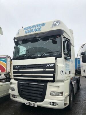 2011 DAF XF105 460 6x2 Midlift Tractor Unit