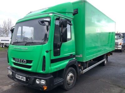 2014 Iveco Eurocargo 75 E15 4x2 Rigid Box Van - 2