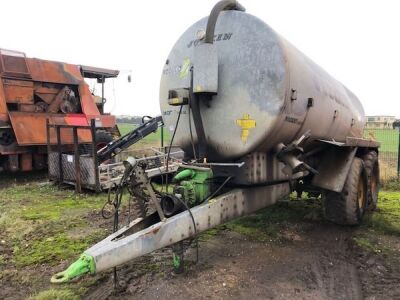 2005 Joskin 14000 MEB Tandem Axle Drawbar Vacuum Tank - 2