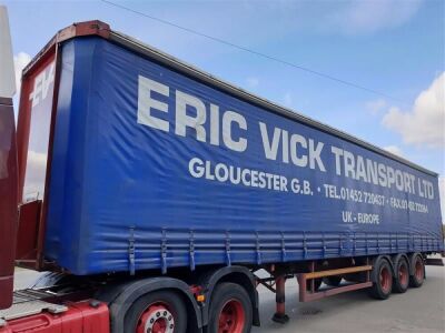 2003 Montracon Triaxle Curtainside Trailer - 2