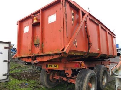 1992 Brian Clegg Tandem Axle Drawbar Tipping Trailer - 5