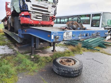 2004 Heil Triaxle Travelling Axle Recovery Trailer