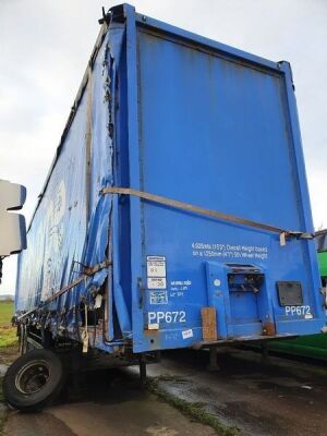 1998 Montracon Tandem Axle Curtainside Trailer