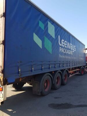2003 M&G Triaxle Curtainside Trailer - 9