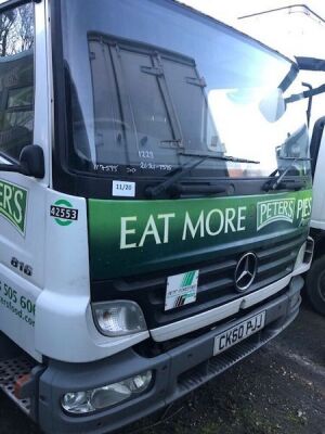 2010 Mercedes Atego 816 4x2 Fridge