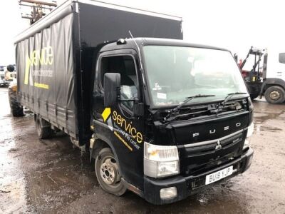 2018 Mitsubishi Fuso Canter 4x2 Curtainside Rigid - 2
