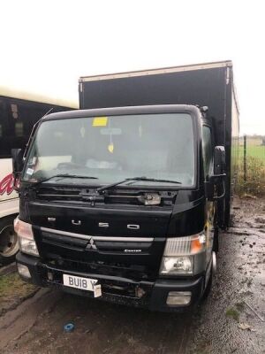 2018 Mitsubishi Fuso Canter 4x2 Curtainside Rigid - 4