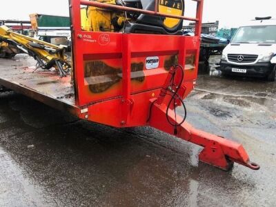 2014 Portequip Tandem Axle Drawbar Flat Trailer - 3