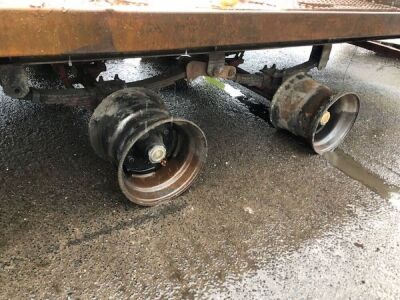 2014 Portequip Tandem Axle Drawbar Flat Trailer - 8