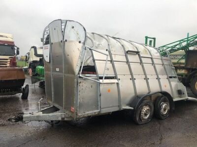 Nugent Tandem Axle Drawbar Livestock Trailer