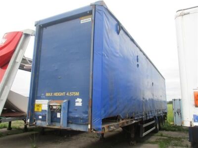 2001 Montracon Triaxle Curtainside Trailer - 2