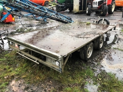 Tandem Axle Drawbar Flat Trailer - 2