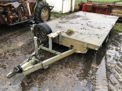 Tandem Axle Drawbar Flat Trailer - 4