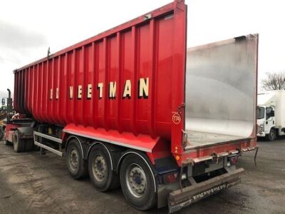 2014 Fruehauf Tri Ax Bulk Alloy Tipping Trailer 