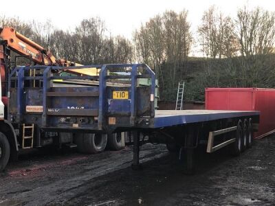 2005 Montracon Triaxle Extendable Flat Trailer