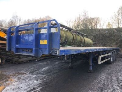 2005 Montracon Triaxle Extendable Flat Trailer