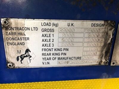 2005 Montracon Triaxle Extendable Flat Trailer - 5