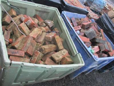 2 x Pallets of Reclaimed Bricks 