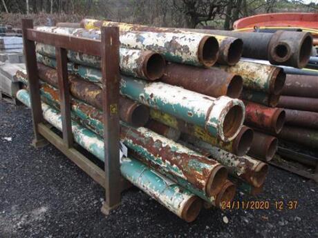 2 x Stillages of Steel Pipe