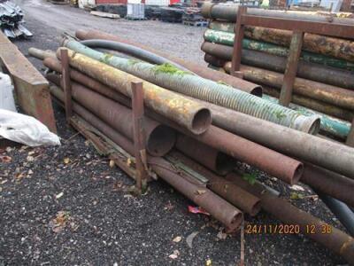 2 x Stillages of Steel Pipe - 7