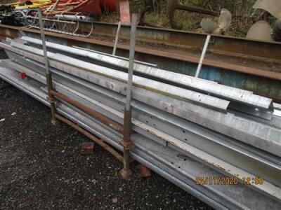 Qty of Galvanised Steel Lengths + Stillage - 2