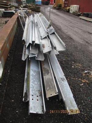 Qty of Galvanised Steel Lengths + Stillage - 4