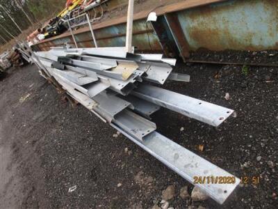 Qty of Galvanised Steel Lengths + Stillage - 5