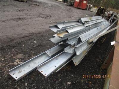 Qty of Galvanised Steel Lengths + Stillage - 6