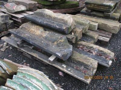 7 x Stone 'Gutter' Lengths